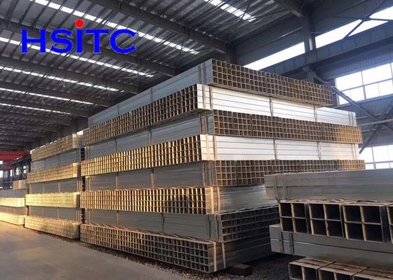 Ss400 لوله مستطیل فولادی نرم