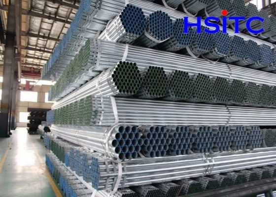 Dn80 10m 2 اینچ جدول 40 لوله فولادی گالوانیزه ISO9001