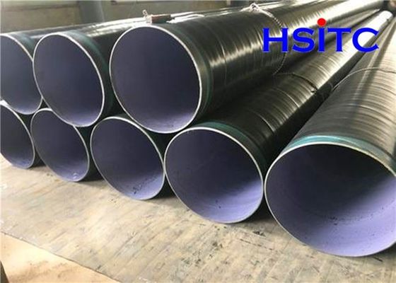 Din30670 3000mm ضد خوردگی فولاد لوله سه لایه PP