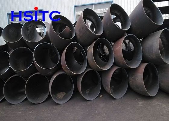 Asme B16.9 48" لوله فولاد کربن تراشی آرنج SCH40
