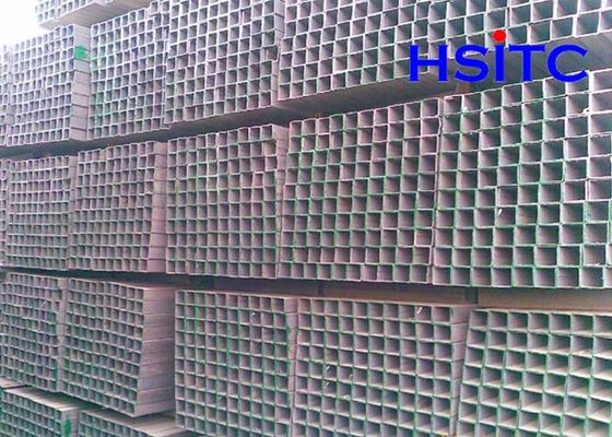 60 × 60 لوله مربع ساختاری گالوانیزه Astm A500 Gr.B
