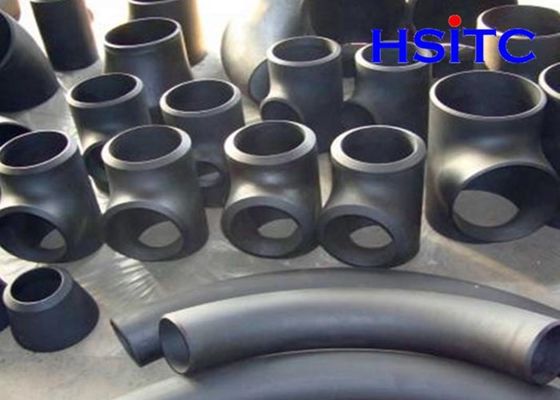 ANSI B16.11 فولاد کربن تی رنگ سیاه لوله های فولاد کربن