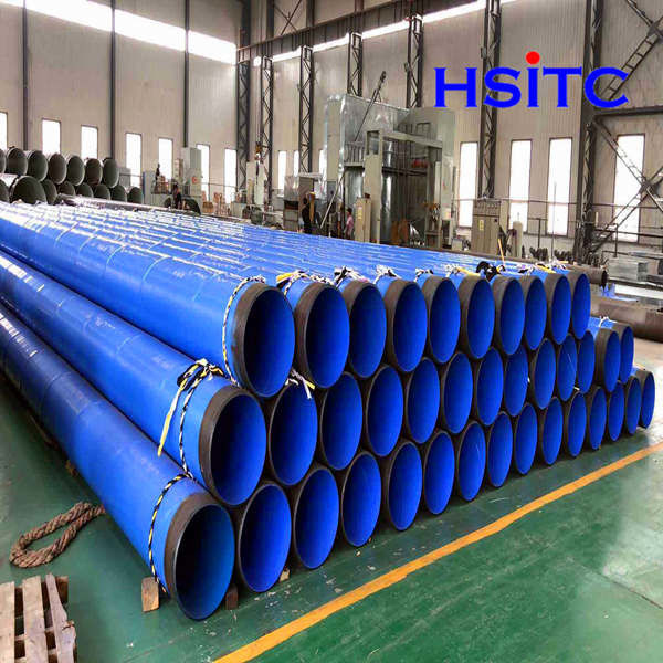 En10217-1 P235tr1 16 اینچ SSAW لوله فولادی حمل مایع 0