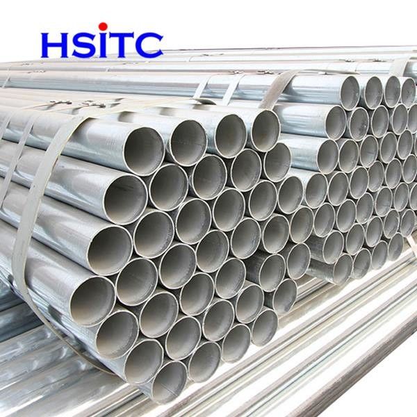 Dn80 10m 2 اینچ جدول 40 لوله فولادی گالوانیزه ISO9001 0