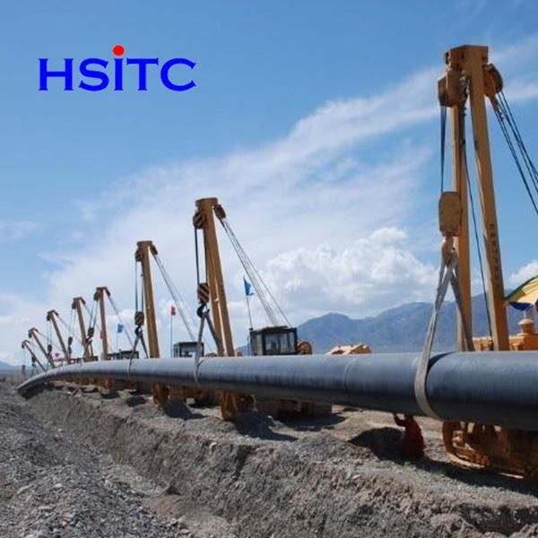 Din30670 3000mm ضد خوردگی فولاد لوله سه لایه PP 0